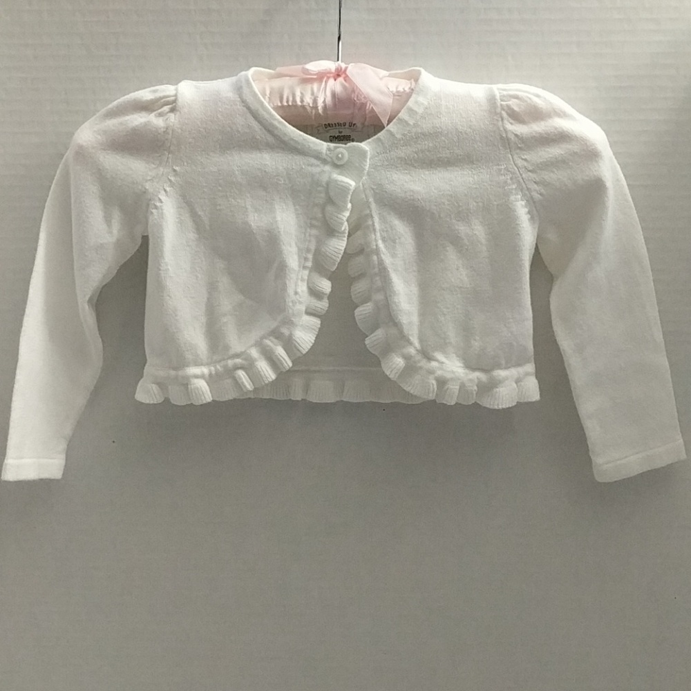 Gymboree White Cardigan size 2T